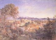 Samuel Palmer A View of Ancient Rome oil painting